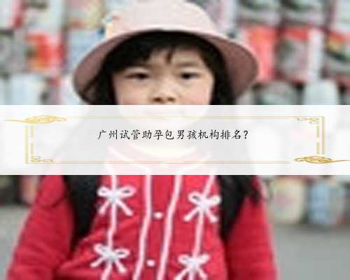 广州试管助孕包男孩机构排名？